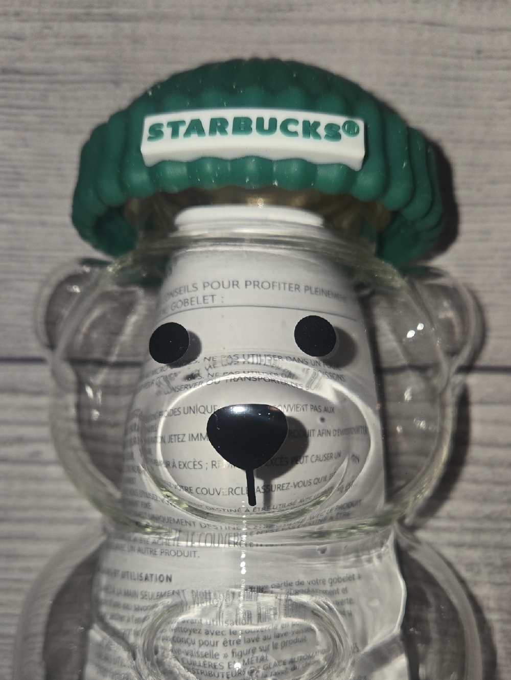 Starbucks 2025 Bearista Bear Glass Cold Cup Limited Edition NWT - Picture 2 of 6